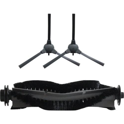 1X main Brush + 2X Side Brushes Kit Replacement Parts for Coredy R3500 R550 Robot Vacuum Cleaner Accessories