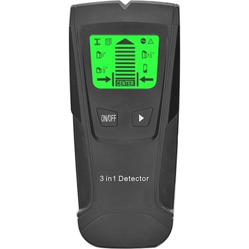 3 In 1 Metal Detector Find Metal Wood Studs Live Wire Detect Wall Scanner Electric Box Finder Wall Detector