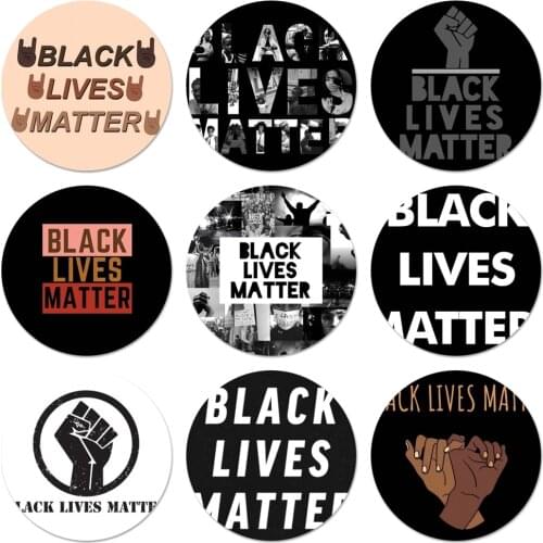 58mm Black Lives Matter Badge Brooch Pin Accessories For Clothes Backpack Decoration gift