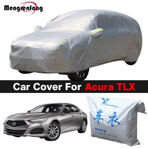 Car Cover Outdoor Indoor Anti-UV Sun Shade Rain Snow Resistant Auto Cover Dustproof For Acura TLX