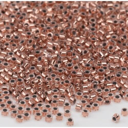 Beads Delica Бисер Японский Taidian Miyuki Seedbeads Copper-Lined Crystal 11/0 Bead Weaving Beaded Jewelry 3g/5g About 200pcs/g