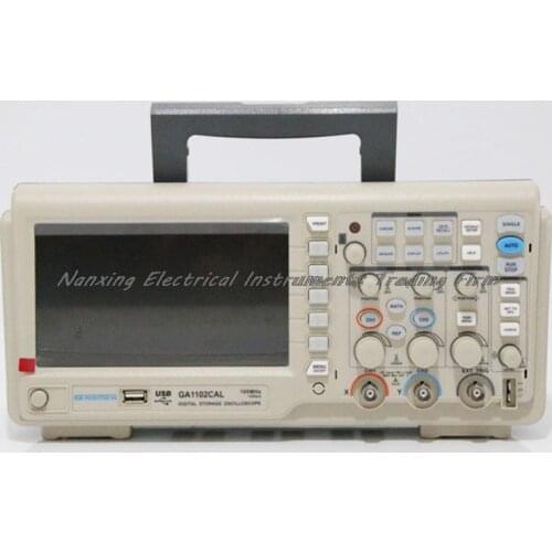 Fast arrival ATTEN Digital Storage 100MHz Oscilloscope Scopemeter 2Channels 1GSa/s USB 7'' TFT LCD AC 110-240V GA1102CAL