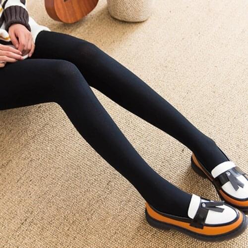 New Solid Color Women Tights Soft Nylon Elastic Tights Sexy Black Ladies Girls Warm Pantyhose