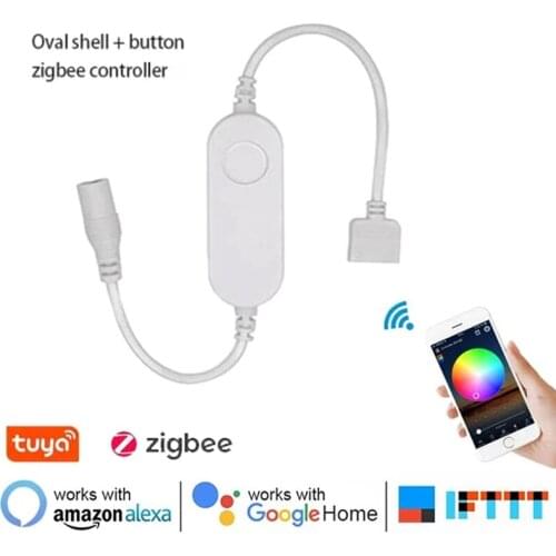 Zigbee Led Strip Controller USB 5V DC12V-24V RGB RGBW Tuya Smart Dimmer Mini Controller Support Hue Google Assistant Alexa
