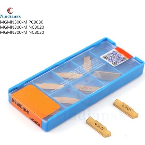 MGMN300M PC9030 NC3020 NC3030 high quality slotted carbide inserts metal turning lathe tools CNC grooving tool MGMN300 PC9030