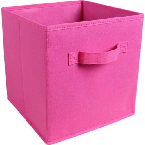 Non-woven Storage Box Fabric Folding Storage Box Multicolor Clothes Storage Bag Multifunctional Household Storage Supplies