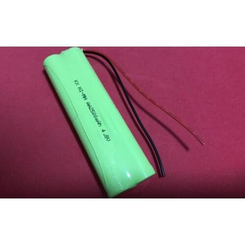 4.8V AA No. 5 Ni-MH rechargeable battery up and down 2500MAH NI-NH toy