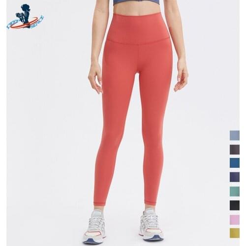 DEEPSENCE 202 NEW Womens Soild Yoga Leggings For Fitness Female Gym Fitness Sports Pants Joggers Workout High-waisted Tights