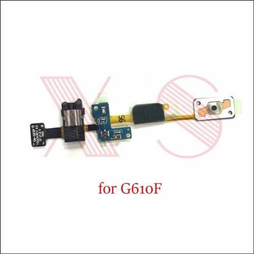 New For Samsung Galaxy J7 Prime G610F Home Button Key Return Light Sensor Menu Keyborad Headphone Audio Jack Flex Cable