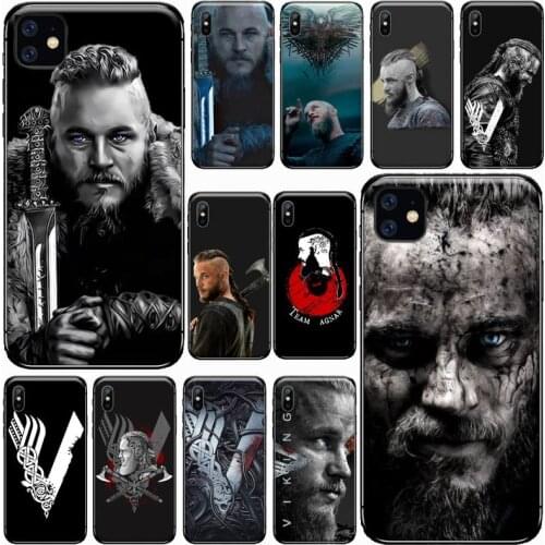Ragnar Lothbrok Vikings Phone Case for iPhone 11 12 pro XS MAX 8 7 6 6S Plus X 5S SE 2020 XR