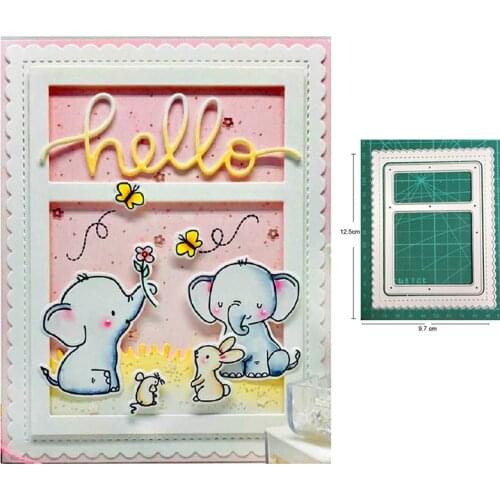 Craft dies metal cutting dies cut die mold lace photo frame Scrapbooking dies paper crafts knife mould blade punch stencils dies