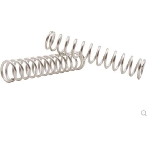 20pcs/lot 0.6*4/5/6/7/8/10*10/15/20/25/30/35/40/45/50mm 0.6mm Stainless Steel Micro Small Compression spring