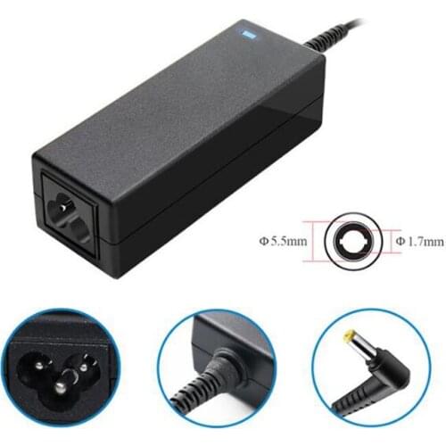 19V 2.15A 5.5*1.7mm AC Laptop Adapter For Acer Aspire D255 533 D257 D260 W500P W501 W501P E15 Power Supply Charger