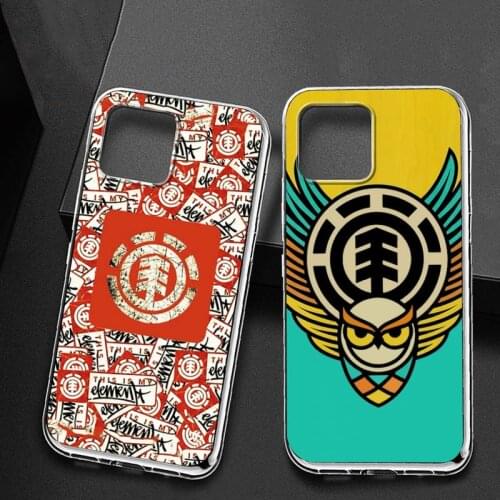 Element skate life Skateboard Phone Case for iPhone 11 12 pro XS MAX 12 12Mini 8 7 6 6S Plus X SE 2020 XR phone case