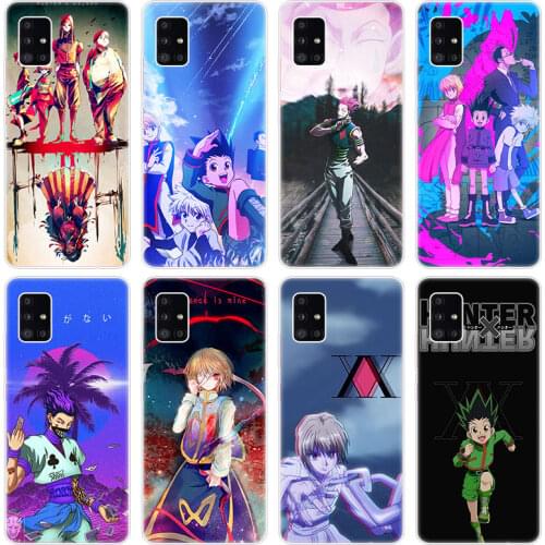 Anime Hunter X hunter case for Samsung Galaxy A12 A02 A03S A21S A22 A32 A52 A72 A82 Quantum 2 S21 Plus FE Ultra M02S M12 Cover