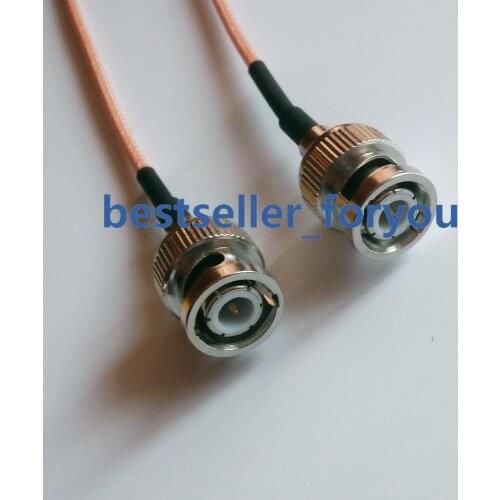 RG316 Cable BNC Q9 Male Plug To BNC Q9 Male Q9 RF Pigtail Jumper Adapter 6inch