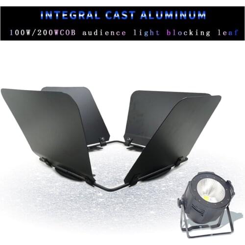LED Par Barn Door Aluminium Case Use For 100W COB Stage Lighting 100W The Barn Doors LED Par Light COB