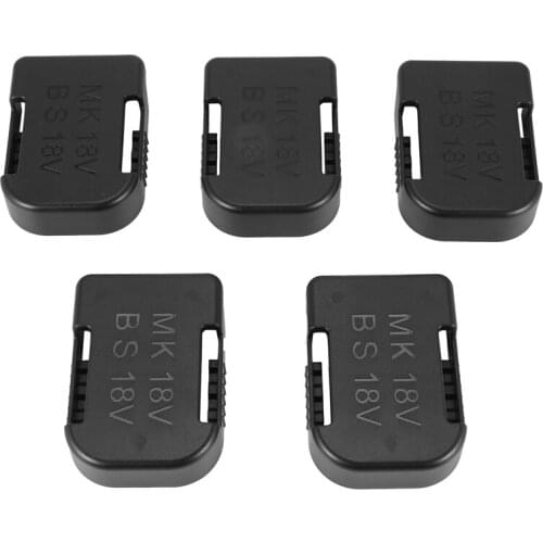 Top Deals 5Pcs Battery Storage Rack Holder Case for Makita 18V Fixing Devices