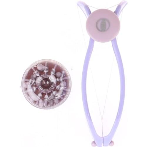 Mini Facial Hair Remover Spring Threading Face Defeatherer Hair Removal Epilator DIY Makeup Beauty Tool For Women Cheeks Eyebrow