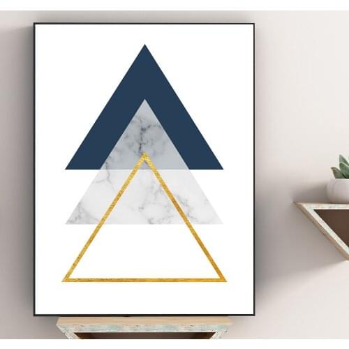 Marble Texture Geometric Poster Abstract Shape Modern Art Canvas Print Nodic Fashion Landscape for Living Room Decoration Pictur
