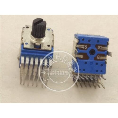Original new 100% 142 vertical quadruple potentiometer C50K 14pin C503 C50K B503 B50K spindle with handle length 8mm (SWITCH)