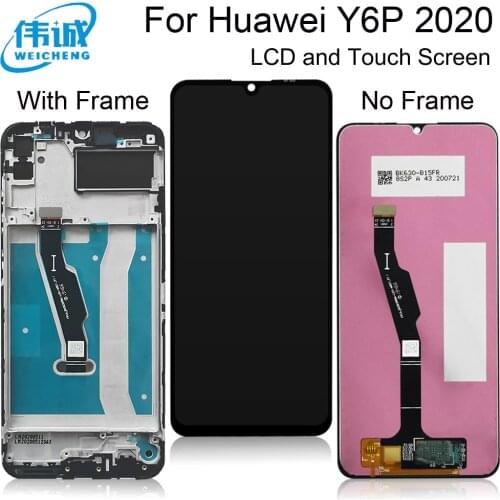 Orginal lcd Display For Huawei Y6p Y 6P 2020 MED-LX9 LX9N Lcd Display Touch Screen Replacement Smart Phone Lcd Screen Digitizer