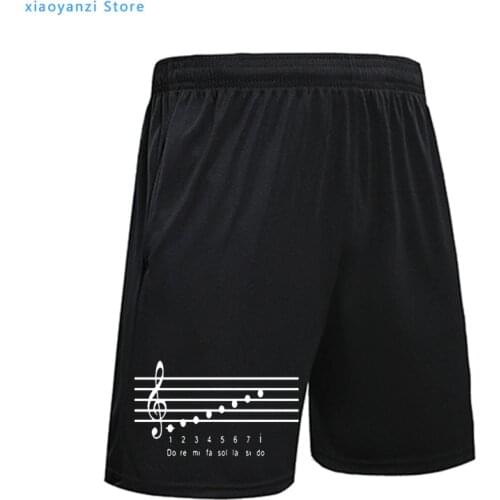Piano Notes Anime Men Women Sports Shorts Harajuku Streetwear Camisetas Sweatpants Hombre Unisex Fitness Funny Pants Clothing