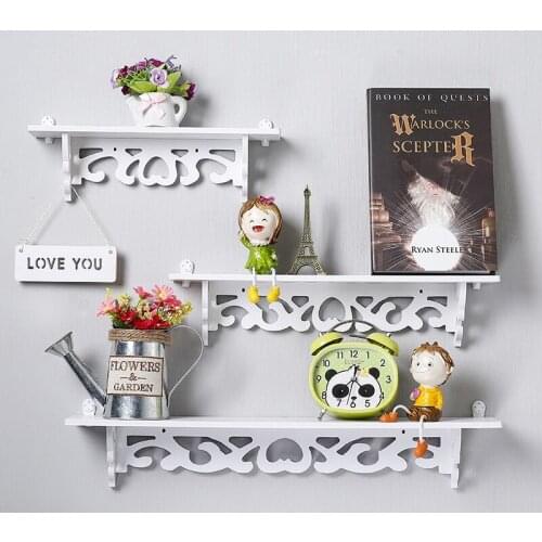 Nordic Style Partition Rack Creatives Word Wall Shelf Plant Shelf Ledge simple Home Bedroom Living Room Storage Shelf Decoration