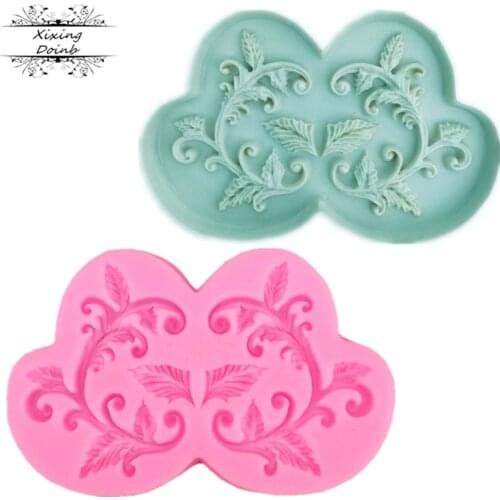 1Pcs Cane grass silicone jelly mold cake decoration tools candy chocolate fudge mold