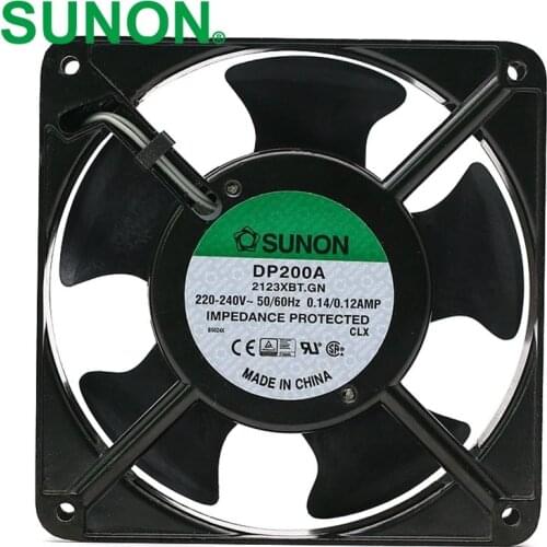 1pcs DP200A P/N 2123XBT.GN 0.14A 12038 220V 120*120*38mm industrial case cabinet cooling fan 120mm