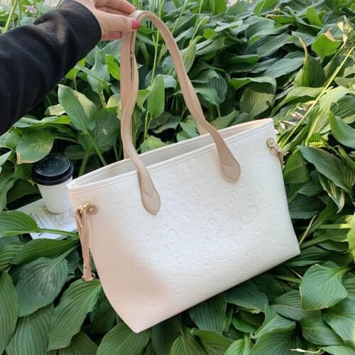 2021 Luxury Brand High Capacity Handbags for Women Superior Quality PU Leather Printing Shoulder Bag Female Big Totes Ladies