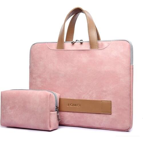 2020 Fashion Women Laptop Bag Portable Ultrathin Computer Handbag Woman Briefcase Pu Leather Notebook Bags For IPAD DELL HP Acer