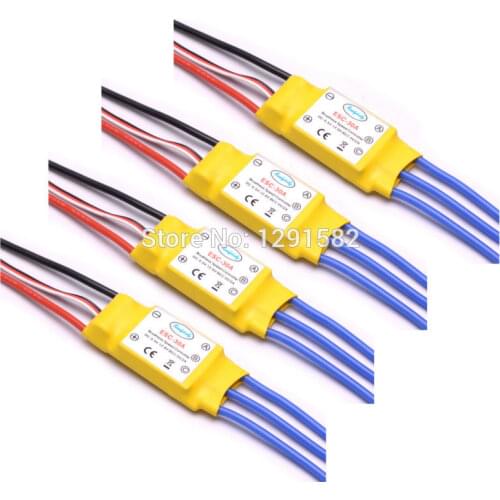 30A ESC Brushless Speed Controller With 2A 5V BEC RC ESC for F450 Quadcopter Multicopter