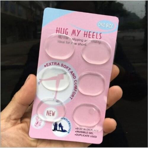 6 PCS/Set Women Ladies Girls Silicone Gel Shoe Insole Inserts Pad Cushion Foot Care Heel Grips Liner 200sets