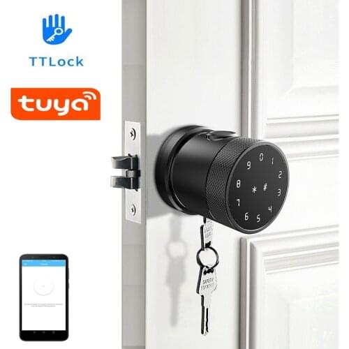 TTLock or Tuya APP Bluetooth Remote Control Fingerprint Lock Password Code Number Card Lock With Key
