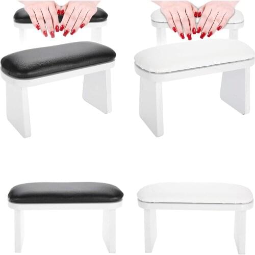 PU Leather Nail Art Beauty Salon Small Hand Rest Pillow Cushion Manicure Holder Hand Pillow Nail Arm Rest Cushion