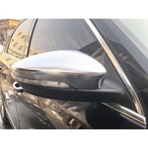 For VW Volkswagen Passat CC B7 Beetle EOS Scirocco R Jetta GLI Matt Chromed Side Wing Mirror Cover Replacement Accessories