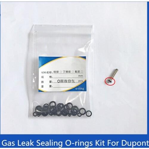 60pcs/Pack Durable Avoid Gas Leak Volatilize Rubber Sealing O-Rings Kit For Dupont Lighter Repair Service Gadgets Accessory