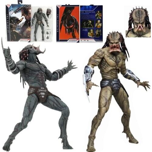 NECA 28cm The Predator Armored Assassin Figure Collectible Model Toy Christmas Gift