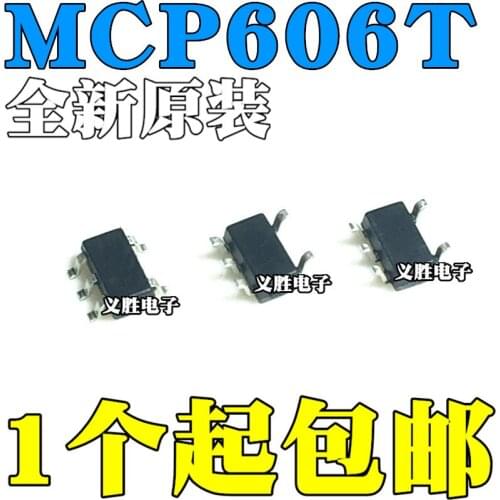 New and original MCP606T-I/OT SOT23-5 Single way operational amplifier chip Regulated patches, integrated IC chip, voltage regul