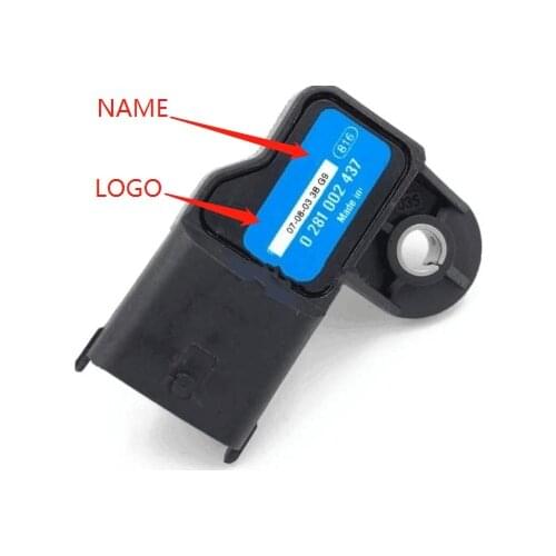 New Boost Pressure MAP Sensor 0281002437 93171176 24459853 For Vauxhall Vectra Signum Zafira Astra Frontera For Great Wall