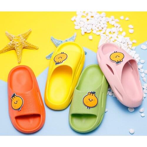 Childrens Slippers Home Thick-Soled Boys and Girls Beach Indoor Outdoor Slides Soft Women Men Four Season Water Bathroom Shoes
