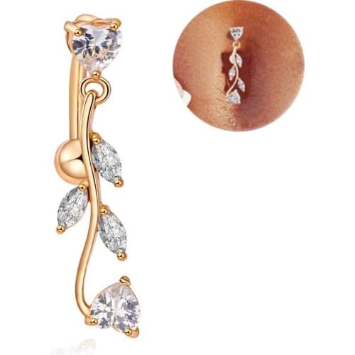 1PC Fashion Women Girl Drop Earrings Body Piercing Dangle Navel Belly Button Bar Barbell Piercing Jewelry Accessories