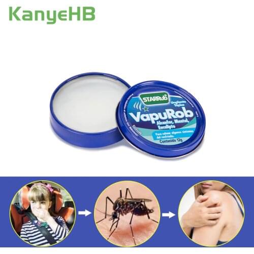 1pcs Herbal Cool Ointment Refresh Cream Pain Relief For Cold Headache Dizziness Stomachache Anti-itching Medical Plaster S036