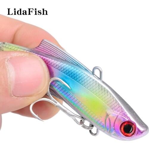 1Pcs Plastic Lifelike Body Fishing Lure 7.3cm/20.5g Artificial Durable Sinking Hard Bait Fishing Tackle With Hook New
