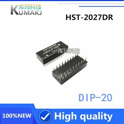 5PCS/LOT 100%Original New HST-2027DR GROUP-TEK DIP-20 network transformer IC