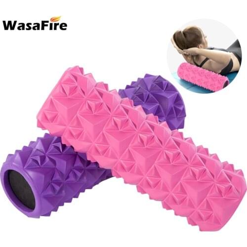 Yoga Block EVA Gym Pilates Foam Roller High Density Deep Tissue Massager For Muscle Massage Myofascial Trigger Release