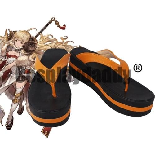 Granblue Fantasy Zodiac Guardian of the South-Southwest Anila Ver. Game Cosplay Flip Flops Platform Shoes S008
