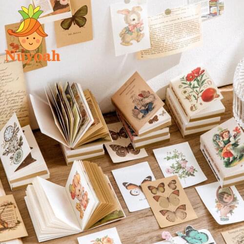 80pcs Flower Plants Stickers Collection Mini Book Material Paper Junk Journal Planner Scrapbooking Vintage Deco DIY Craft Tape
