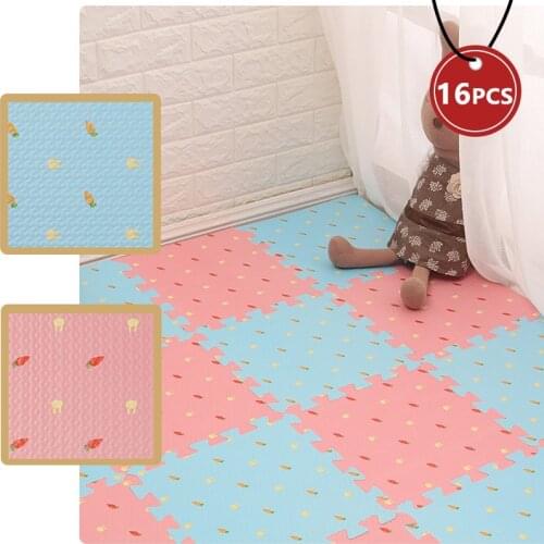 Thick Foam Baby PlayMat Toddler Crawling Pad Protection Children Kids Living Room Cartoon Non-Slip Soft Floor Game Mat 30*30CM
